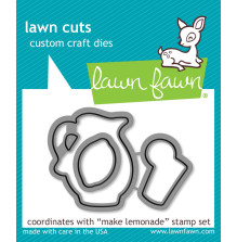 Lawn Fawn Custom Craft Die - Make Lemonade