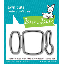 Lawn Fawn Custom Craft Die - Treat Yourself