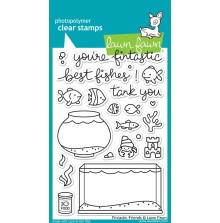 Lawn Fawn Clear Stamps 4X6 - Fintastic Friends LF891