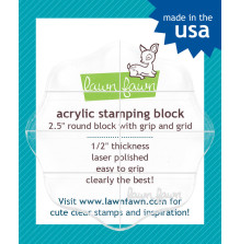 Lawn Fawn Acrylic Stamping Block - 3.5inch LF498