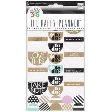 Me &amp; My Big Ideas Create 365 Stickers 6 Sheets/Pkg - Love This Neutral