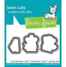 Lawn Fawn Dies - Thankful Mice LF937