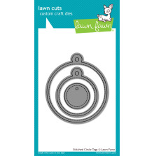 Lawn Fawn Dies - Stitched Circle Tags LF989