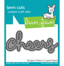 Lawn Fawn Dies - Scripty Cheers LF991