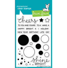 Lawn Fawn Clear Stamps 4X6 - Lets Bokeh LF978