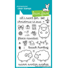 Lawn Fawn Clear Stamps 4X6 - Baaah Humbug LF939