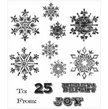 Tim Holtz Cling Stamps 7X8.5 - Mini Weathered Winter CMS246