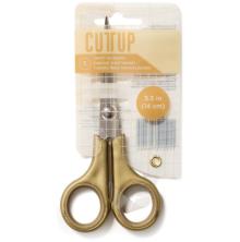 American Crafts Designer Desktop Cut-Up X-Fine Tip Scissors - Gold