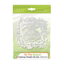 Tonic Studios Christmas Wreath Die - Tis The Season 641e UTGENDE