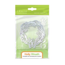 Tonic Studios Rococo Christmas - Holly Wreath 1017e