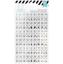 Heidi Swapp Memory Planner Stickers 6/Sheets - Clear Date