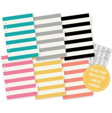 Simple Stories Basic Tabbed Dividers 6/Pkg - Carpe Diem A5