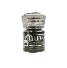 Tonic Studios Nuvo Embossing Powder - Jet Black 604N