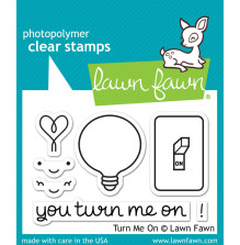 Lawn Fawn Clear Stamps 2X3 - Turn Me On LF1020