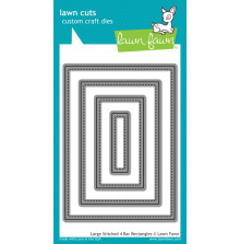 Lawn Fawn Dies - Large Stitched 4 Bar Rectangles