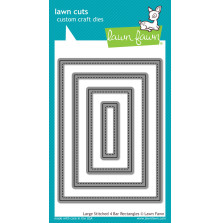 Lawn Fawn Dies - Large Stitched 4 Bar Rectangles LF1026