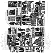 Tim Holtz Cling Stamps 7X8.5 - Seasonal Catalog 1 CMS174