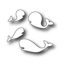 Poppystamps Die - Whale Family