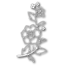 Memory Box Die - Sketch Rose Branch