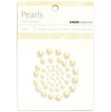 Kaisercraft Self-Adhesive Pearls 50/Pkg - Champagne