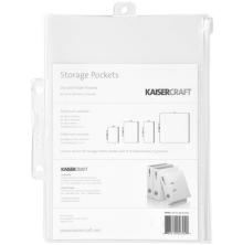 Kaisercraft Pack &amp; Store Storage Pockets 5/Pkg 8.25X6