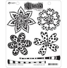 Dylusions Cling Stamps 8.5X7 - Doodle Blooms