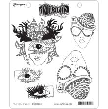 Dylusions Cling Stamps 8.5X7 - The Eyes Have It