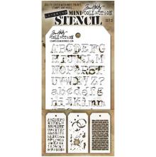 Tim Holtz Mini Layered Stencil Set 3/Pkg - Set 3