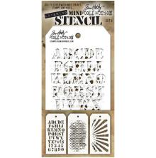 Tim Holtz Mini Layered Stencil Set 3/Pkg - Set 5