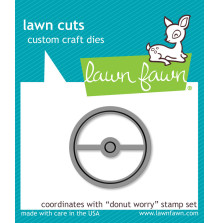 Lawn Fawn Custom Craft Die - Donut Worry