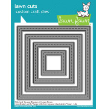 Lawn Fawn Dies - Stitched Square Frames LF1143
