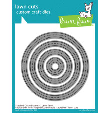 Lawn Fawn Dies - Stitched Circle Frames LF1141