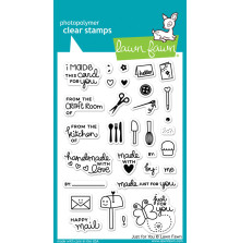 Lawn Fawn Clear Stamps 4X6 - Just For You LF1130