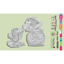 Stampendous House Mouse Cling Stamp 4X6 - Pepper Power UTGENDE