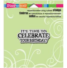 Stampendous Perfectly Clear Stamps 3.5X4 - Celebrate Birthday UTGENDE