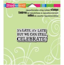 Stampendous Perfectly Clear Stamps 3.5X4 - Celebrate Late UTGENDE