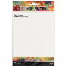 Tim Holtz Alcohol Ink Yupo Paper - Transulcent 5X7