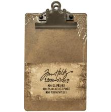 Tim Holtz Idea-Ology Mini Clipboard 4.5X7.75 - Brown