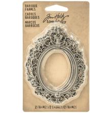 Tim Holtz Idea-Ology Baroque Frames - Antique Nickel