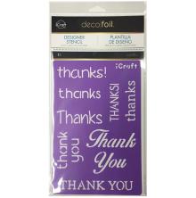 Thermoweb Deco Foil Stencils 6X9 - Thanks