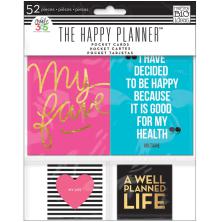 Me &amp; My Big Ideas Create 365 Happy Planner Pocket Cards 52/Pkg UTGENDE