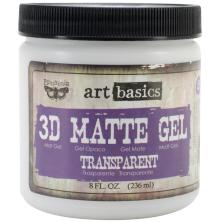 Prima  Finnabair Art Basics 3D Matte Gel 236ml - Transparent