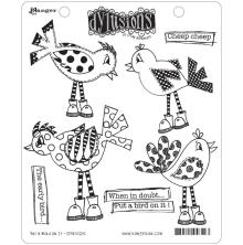 Dylusions Cling Stamps 8.5X7 - Put A Bird On It