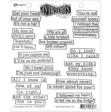Dylusions Cling Stamps 8.5X7 - How About Never