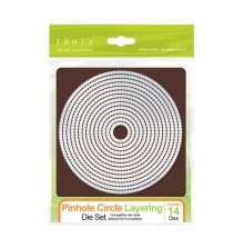 Tonic Studios Pinhole Layering Circle Die Set - 524E