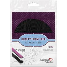 Scrapbook Adhesives 3L Crafty Foam Tape Roll 4m - Black