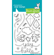 Lawn Fawn Clear Stamps 4X6 - Yay, Kites! LF1169