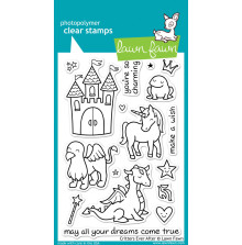 Lawn Fawn Clear Stamps 4X6 - Critters Ever After LF382