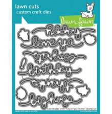 Lawn Fawn Dies - Big Scripty Words LF1172