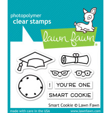 Lawn Fawn Clear Stamps 2X3 - Smart Cookie LF1175